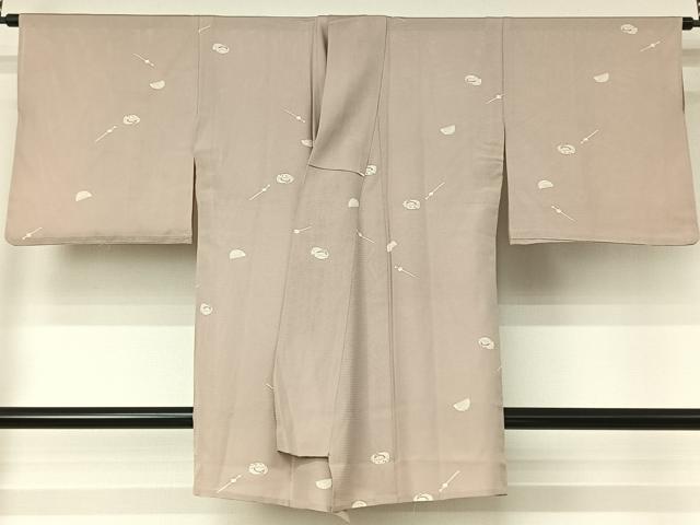 平和屋着物▽道中着　スリーシーズン　春夏秋　塵除け　櫛　簪　正絹　逸品　AABJ1650jh