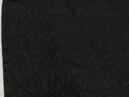平和屋着物▽道中着　スリーシーズン　春夏秋　塵除け　流水紋紗　黒地　ロング丈　正絹　逸品　未使用　AABJ1654jh