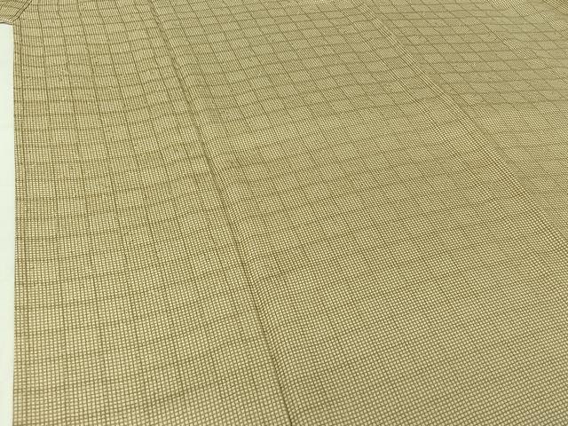 平和屋着物▽江戸小紋　単衣　角通し　正絹　逸品　AABJ1656jh