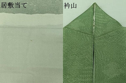 平和屋着物▽江戸小紋　単衣　寄せ小紋柄　正絹　逸品　AABJ1677jh