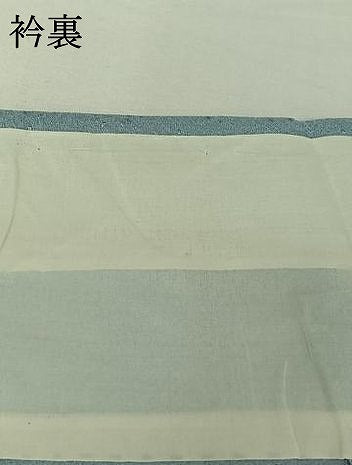 平和屋着物▽本草木染作家　圓啓　小紋　単衣　霞文　暈し染め　正絹　逸品　AABJ1679jh