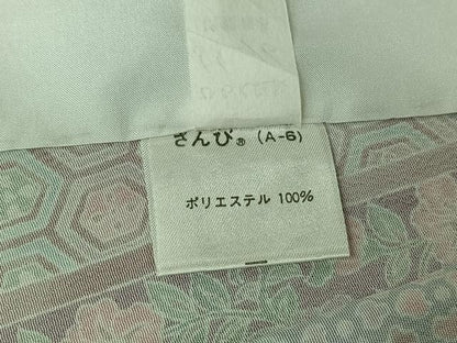 平和屋着物▽小紋　単衣　吉祥花間道　さんび謹製　洗える着物　AABJ1682jh