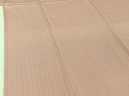 平和屋着物▽上質な小紋　単衣　縞　正絹　逸品　AABJ1685jh