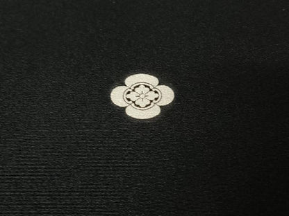平和屋着物▽豪華黒留袖　単衣　駒刺繍　松竹梅　金銀彩　正絹　逸品　AABJ1696jh