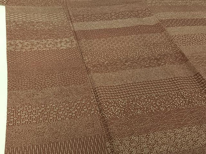 平和屋着物▽江戸小紋　単衣　作家物　寄せ小紋柄　正絹　逸品　AABJ1699jh