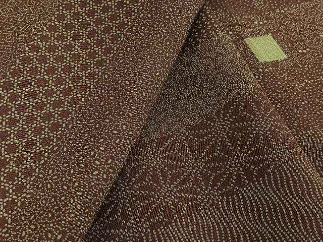 平和屋着物▽江戸小紋　単衣　作家物　寄せ小紋柄　正絹　逸品　AABJ1699jh