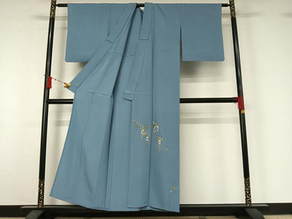 平和屋着物▽豪華色留袖　単衣　作家物　藤文　金彩　正絹　逸品　AABJ1702jh