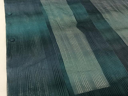 平和屋着物▽道行コート　スリーシーズン　春夏秋　塵除け　霞文　暈し染め　正絹　逸品　AABJ1724jh