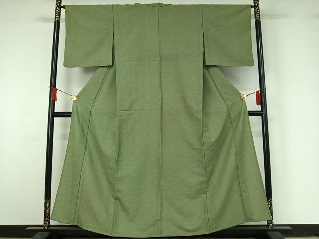 平和屋着物▽江戸小紋　単衣　鮫小紋柄　洗える着物　AABJ1725jh