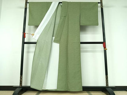 平和屋着物▽江戸小紋　単衣　鮫小紋柄　洗える着物　AABJ1725jh