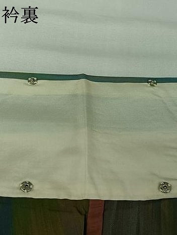 平和屋着物▽お召　単衣　霞文　正絹　逸品　AABJ1726jh