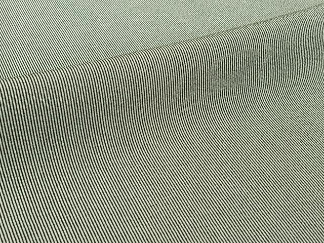 平和屋着物▽江戸小紋　単衣　万筋　白色×暗黒色　正絹　逸品　AABJ1737jh