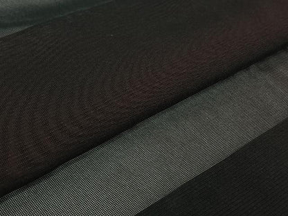 平和屋着物▽羽織　スリーシーズン　春夏秋　塵除け　黒地　正絹　逸品　AABJ1741jh