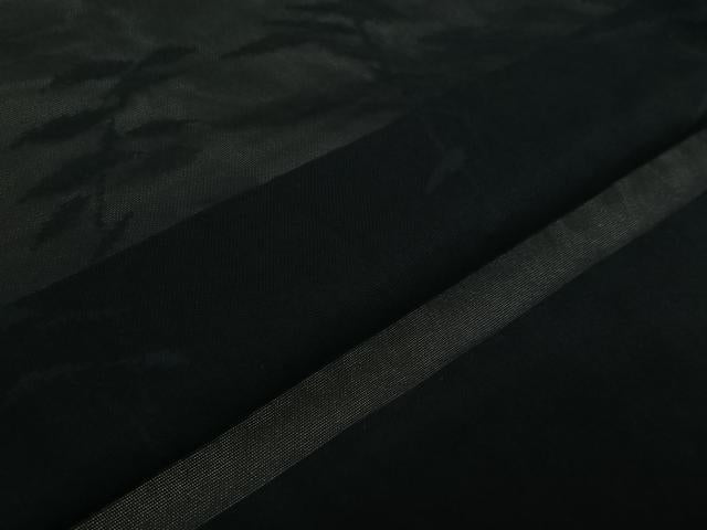 平和屋着物▽羽織　スリーシーズン　春夏秋　塵除け　樹林文　濃紺地　正絹　逸品　AABJ1745jh