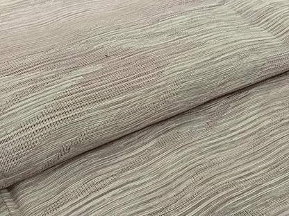 平和屋着物▽お召　単衣　霞文　正絹　逸品　AABJ1749jh