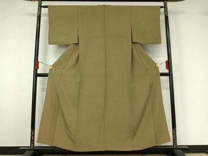 平和屋着物▽上質な小紋　単衣　花尽くし文　正絹　逸品　AABJ1754jh