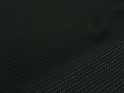 平和屋着物▽男性　黒紋付　羽織　暗黒色　正絹　逸品　AABJ1761jh