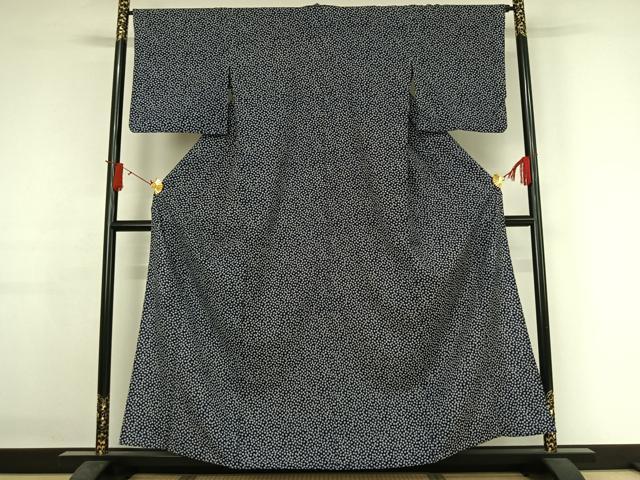 平和屋着物▽小紋　単衣　舞花文　AABJ1779jh