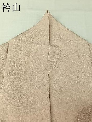 平和屋着物▽洗える最高級着物　＜英＞はなぶさ謹製　色無地　単衣　灰梅色　鬼しぼ縮緬　洗える着物　AABJ1785jh