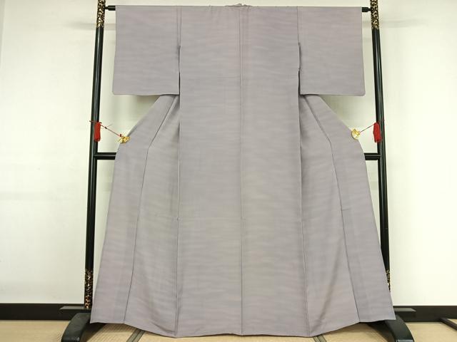 平和屋着物▽上質な小紋　単衣　霞文　暈し染め　正絹　逸品　AABJ1789jh