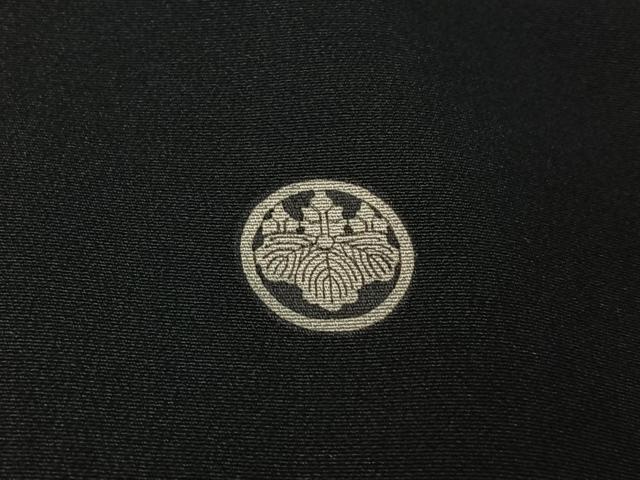 平和屋着物▽本加賀友禅作家　押田正義　黒留袖　単衣　松竹梅　鶴　正絹　逸品　AABJ1792jh