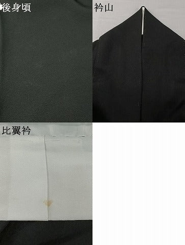 平和屋着物▽豪華黒留袖　単衣　作家物　手描き　人物風景文　暈し染め　金彩　正絹　逸品　AABJ1797jh