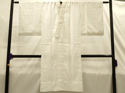 平和屋着物■長襦袢　無双仕立て　草花文　洗える着物　AABJ1825sx