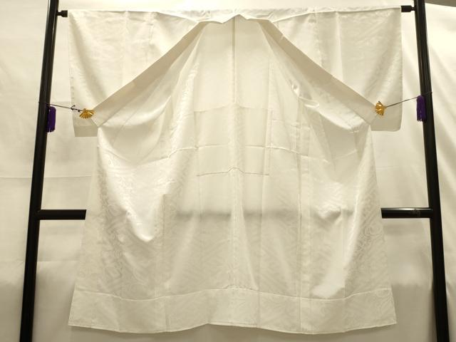 平和屋着物■長襦袢　無双仕立て　草花文　洗える着物　AABJ1825sx