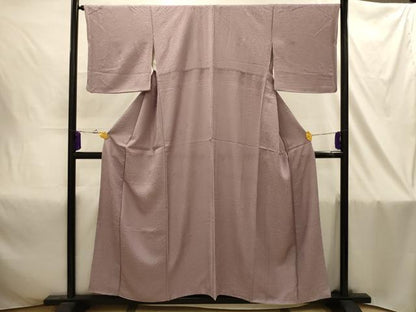 平和屋着物■上質な小紋　地紋起こし　南天地紋　正絹　逸品　AABJ1835sx