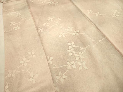 平和屋着物■上質な小紋　枝花文　暈し染め　正絹　逸品　AABJ1840sx