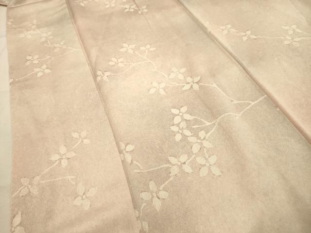 平和屋着物■上質な小紋　枝花文　暈し染め　正絹　逸品　AABJ1840sx