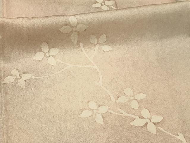 平和屋着物■上質な小紋　枝花文　暈し染め　正絹　逸品　AABJ1840sx