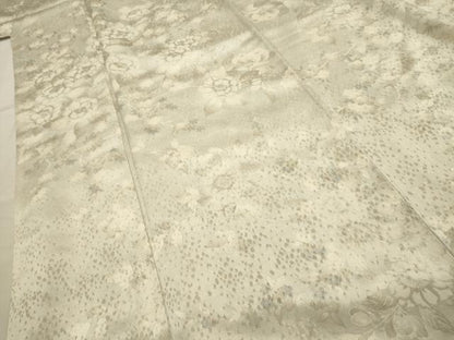 平和屋着物■上質な小紋　枝花文　正絹　逸品　AABJ1848sx