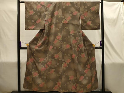 平和屋着物■小紋　紫陽花　暈し染め　洗える着物　AABJ1851sx