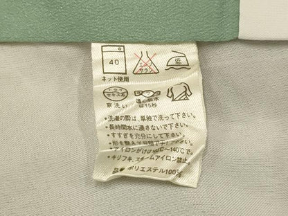 平和屋着物●小紋　霞文　暈し染め　鬼しぼ縮緬　洗える着物　AABJ1857sx