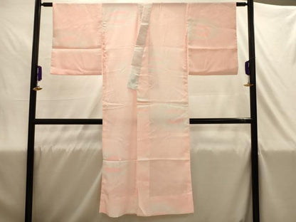 平和屋着物■長襦袢　無双仕立て　双鶴文　暈し染め　洗える着物　AABJ1862sx