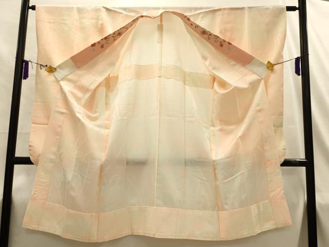 平和屋着物■振袖用長襦袢　無双仕立て　薬玉　暈し染め　半衿刺繍　洗える着物　AABJ1863sx