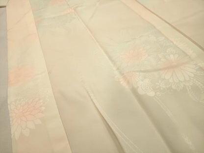 平和屋着物■振袖用長襦袢　無双仕立て　薬玉　暈し染め　半衿刺繍　洗える着物　AABJ1863sx