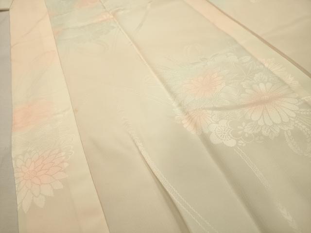 平和屋着物■振袖用長襦袢　無双仕立て　薬玉　暈し染め　半衿刺繍　洗える着物　AABJ1863sx