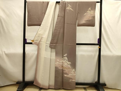 平和屋着物■訪問着　浜松文　暈し染め　金彩　正絹　逸品　AABJ1874sx