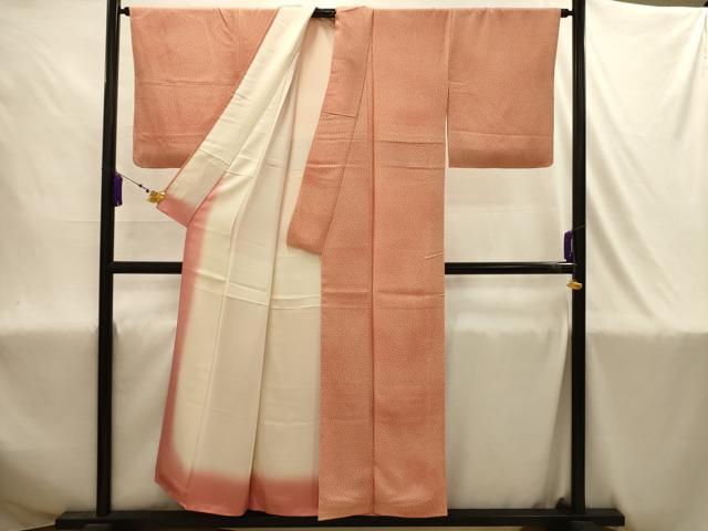 平和屋着物■江戸小紋　舞花文　暈し染め　正絹　逸品　AABJ1875sx