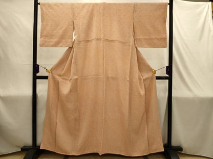 平和屋着物■大変加工の良い総絞り小紋　正絹　逸品　AABJ1881sx