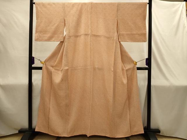 平和屋着物■大変加工の良い総絞り小紋　正絹　逸品　AABJ1881sx