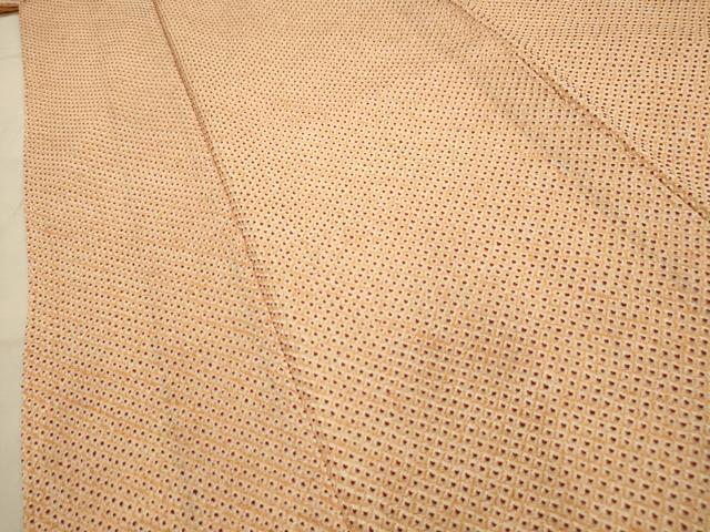 平和屋着物■大変加工の良い総絞り小紋　正絹　逸品　AABJ1881sx