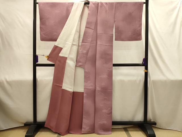 平和屋着物■江戸小紋　雪芝文　暈し染め　正絹　逸品　AABJ1891sx