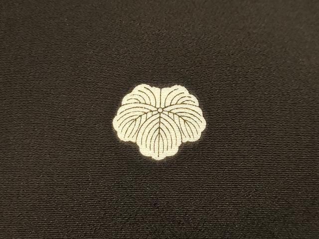平和屋着物■豪華黒留袖　駒刺繍　絞り　孔雀文　正絹　逸品　AABJ1902sx