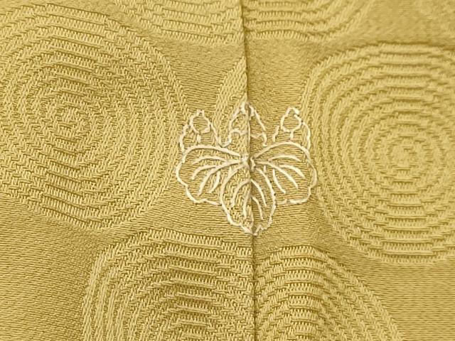 平和屋着物■上質な色無地　丸地紋　木蘭色　正絹　逸品　AABJ1914sx