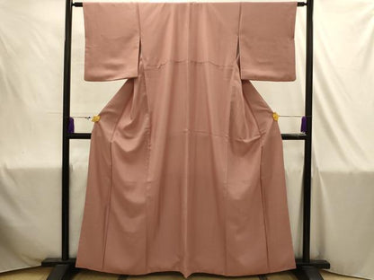 平和屋着物■色無地　紋意匠　鴇浅葱色　さんび謹製　洗える着物　AABJ1926sx