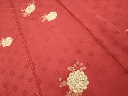 平和屋着物■訪問着　駒刺繍　舞花文　正絹　逸品　AABJ1938sx