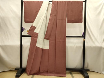 平和屋着物■江戸小紋　鮫小紋柄　反端付き　正絹　逸品　AABJ1993sx